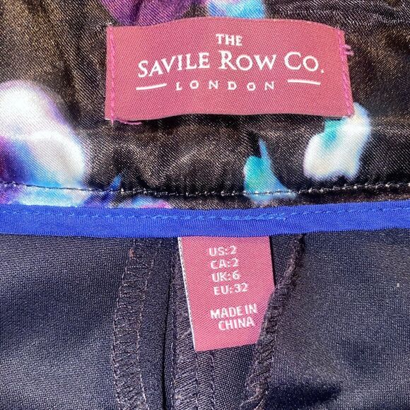 THE SAVILE ROW CO LONDON Navy Blue Trousers - Picture 5 of 5